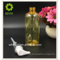 300ml Hot sale high quality make up packing yellow colored empty cosmetic plastic pump bottle